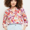 Red Women Printed Top