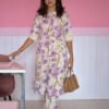 Women Floral Print Straight Kurta Set