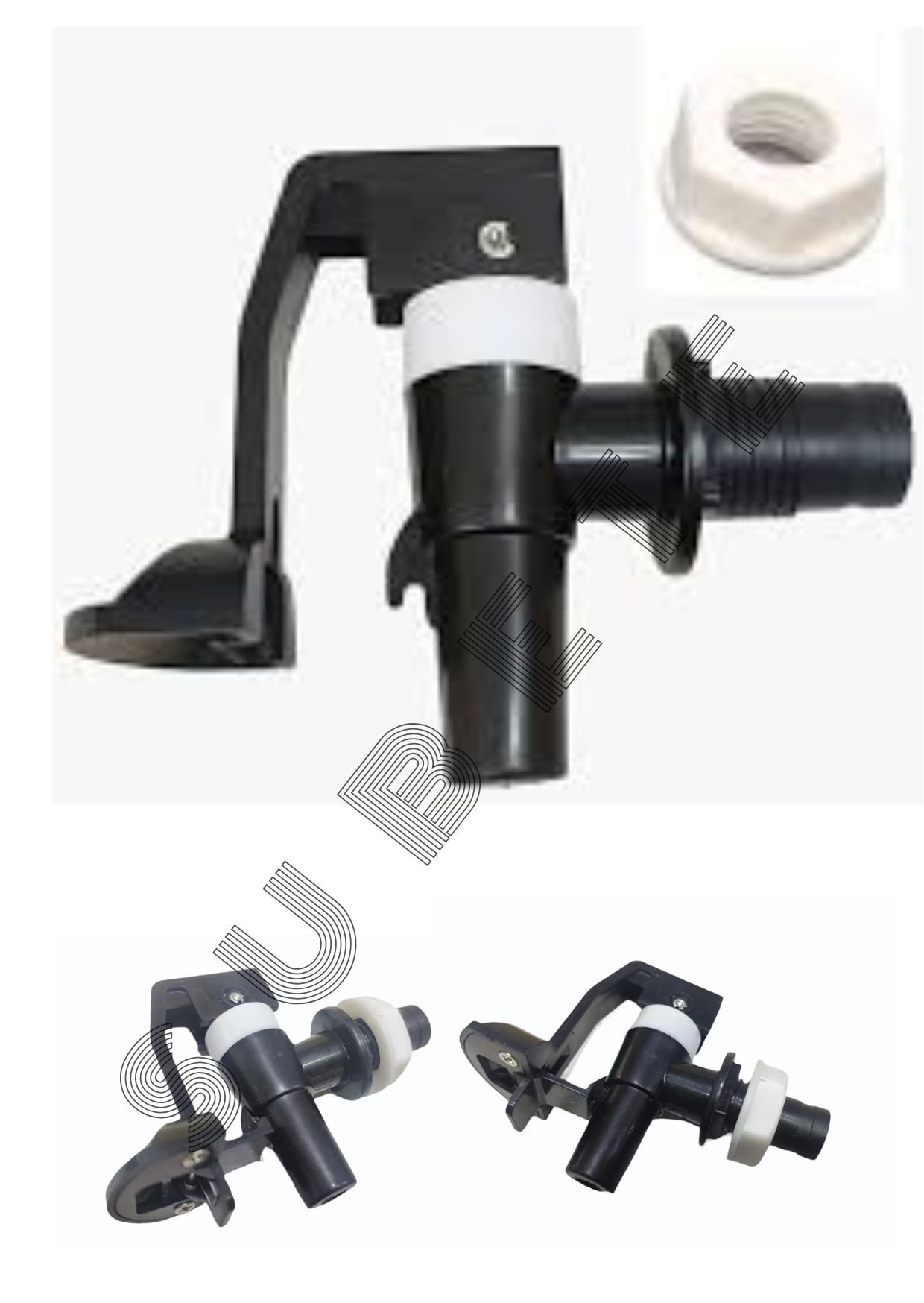 Voltas Water Dispenser Black Taps Set